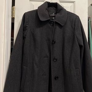 Grey London Fog Pea coat